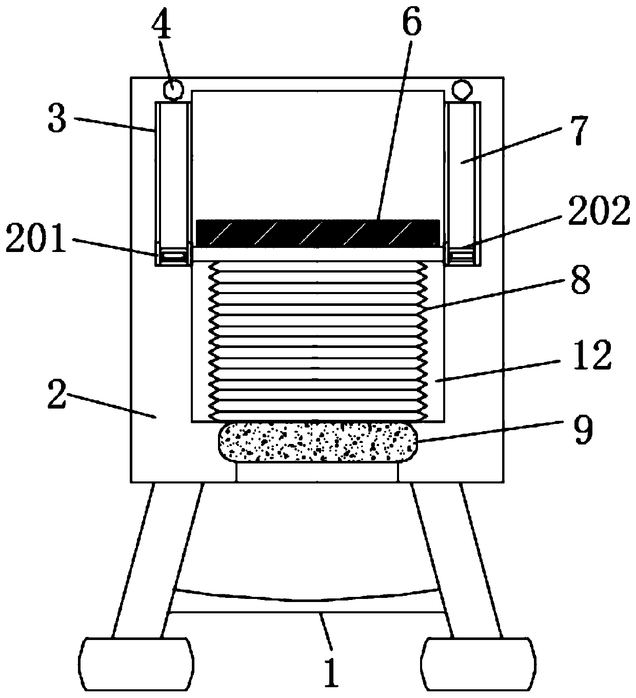 Automatic adjusting mechanism of solar panel