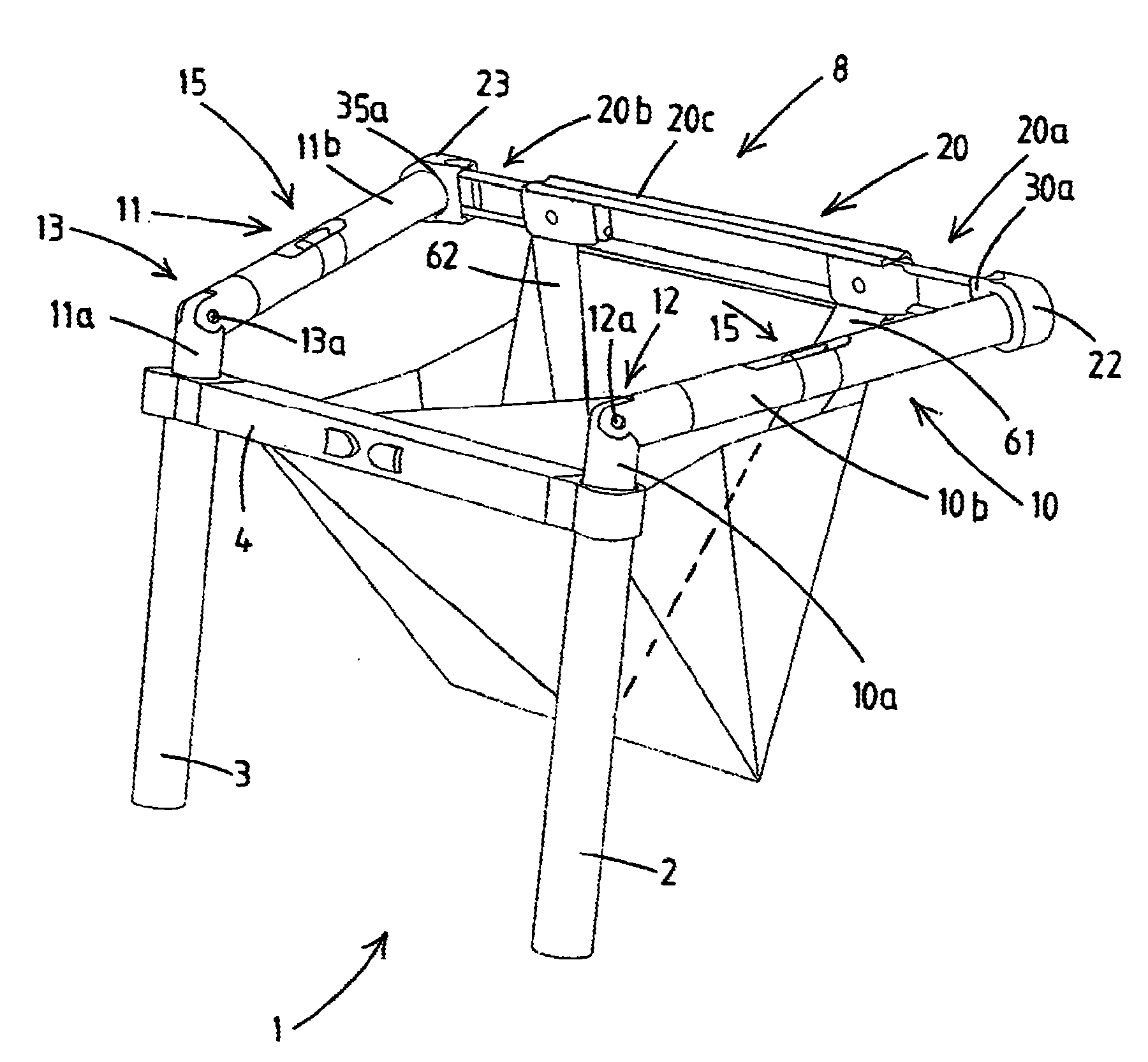 Portable ladder with a stand off device