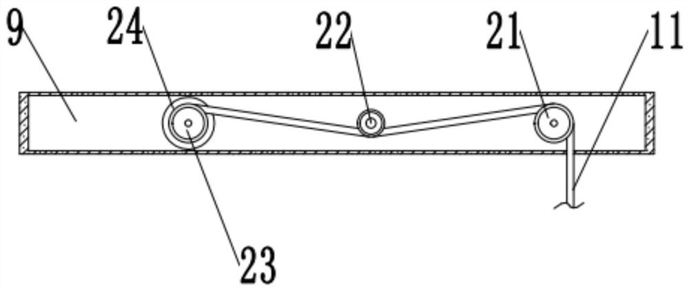 Physics teaching experiment device based on electromagnetic induction