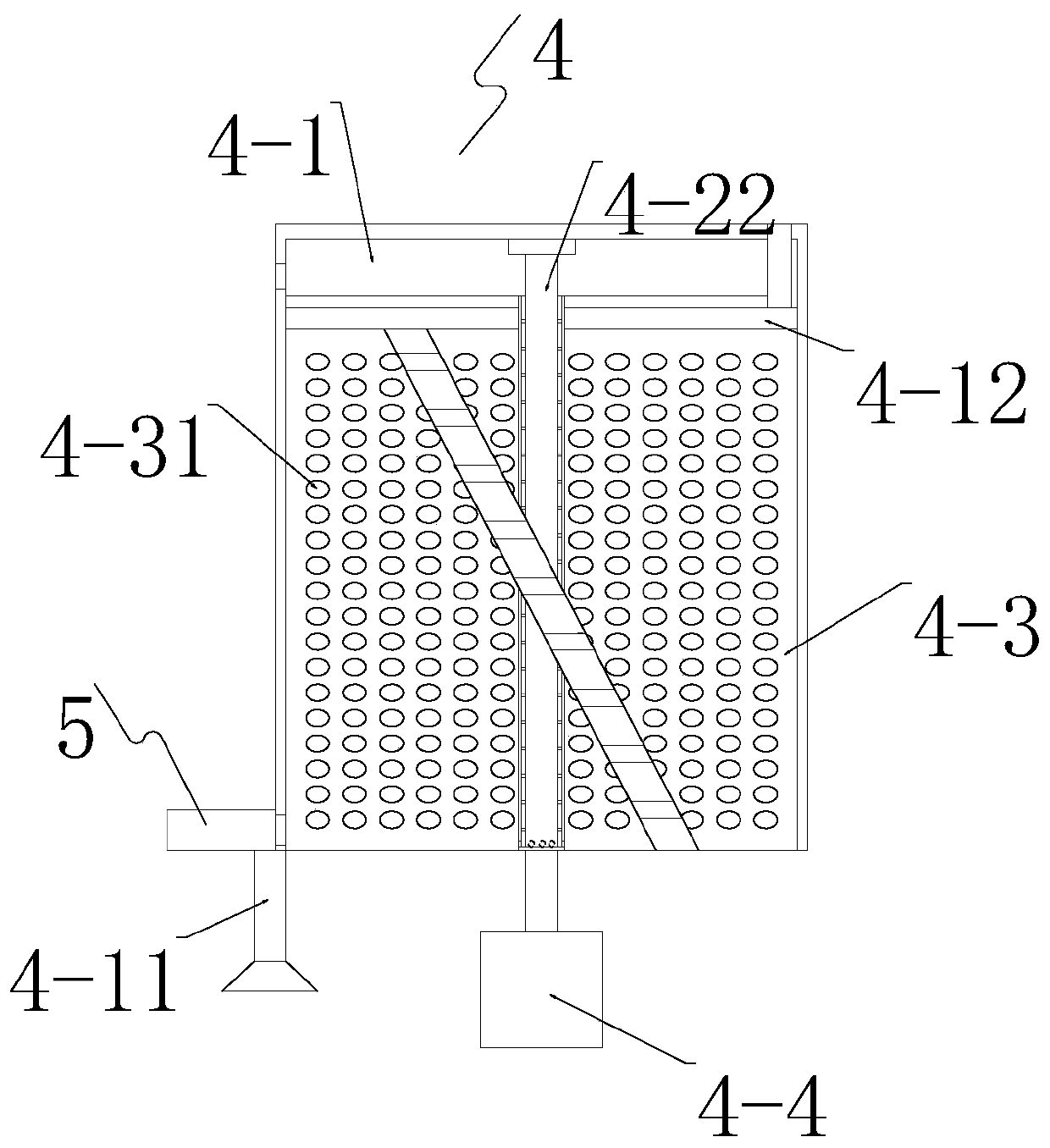 Drying, smell removal and cooling device for plastic