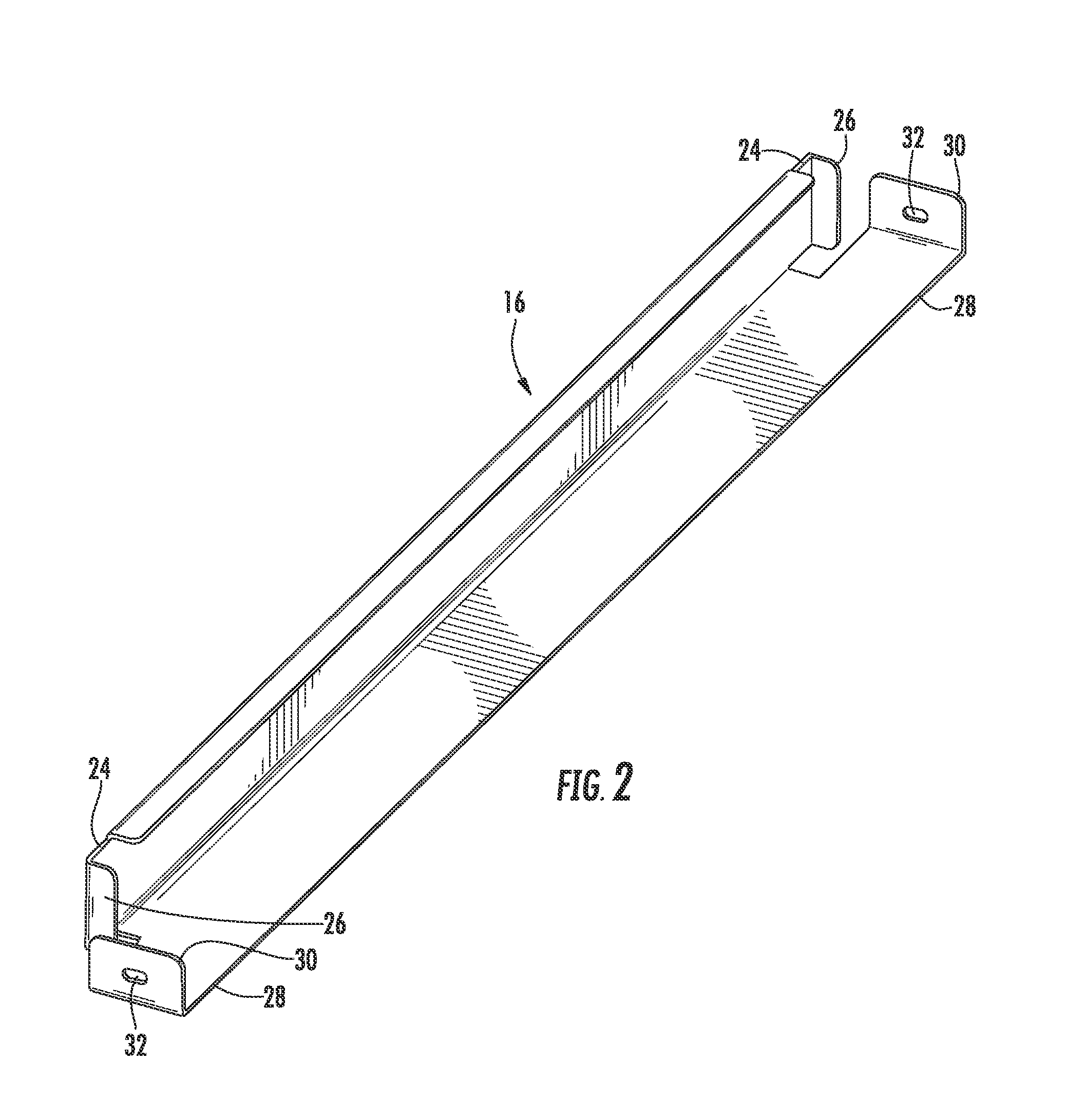 Industrial frame rack support assembly