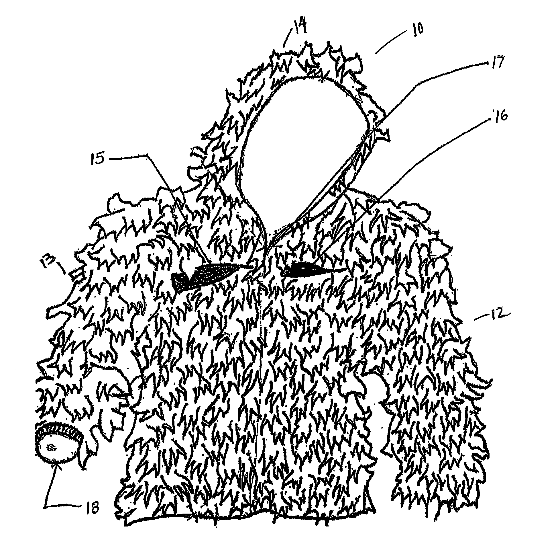 Silhouette Distorting Hunting Garment