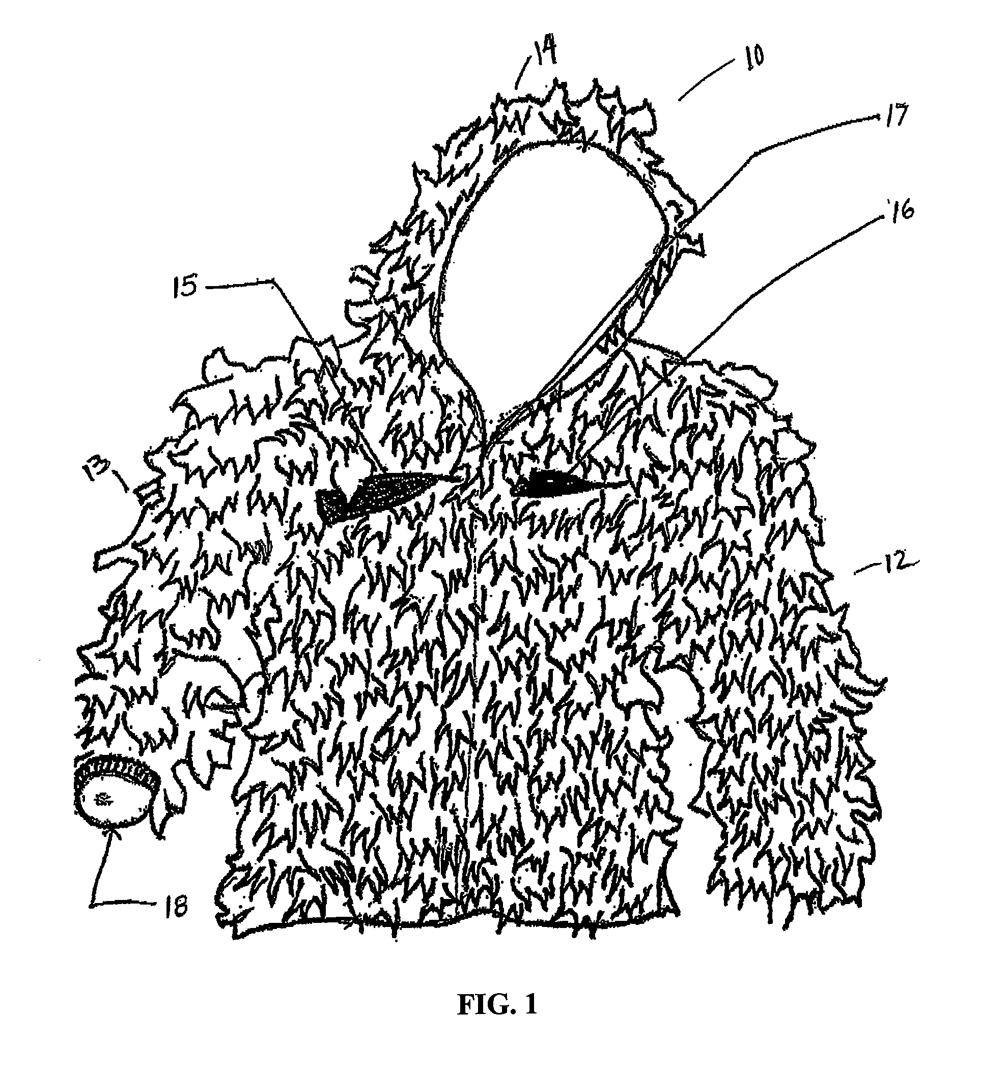 Silhouette Distorting Hunting Garment