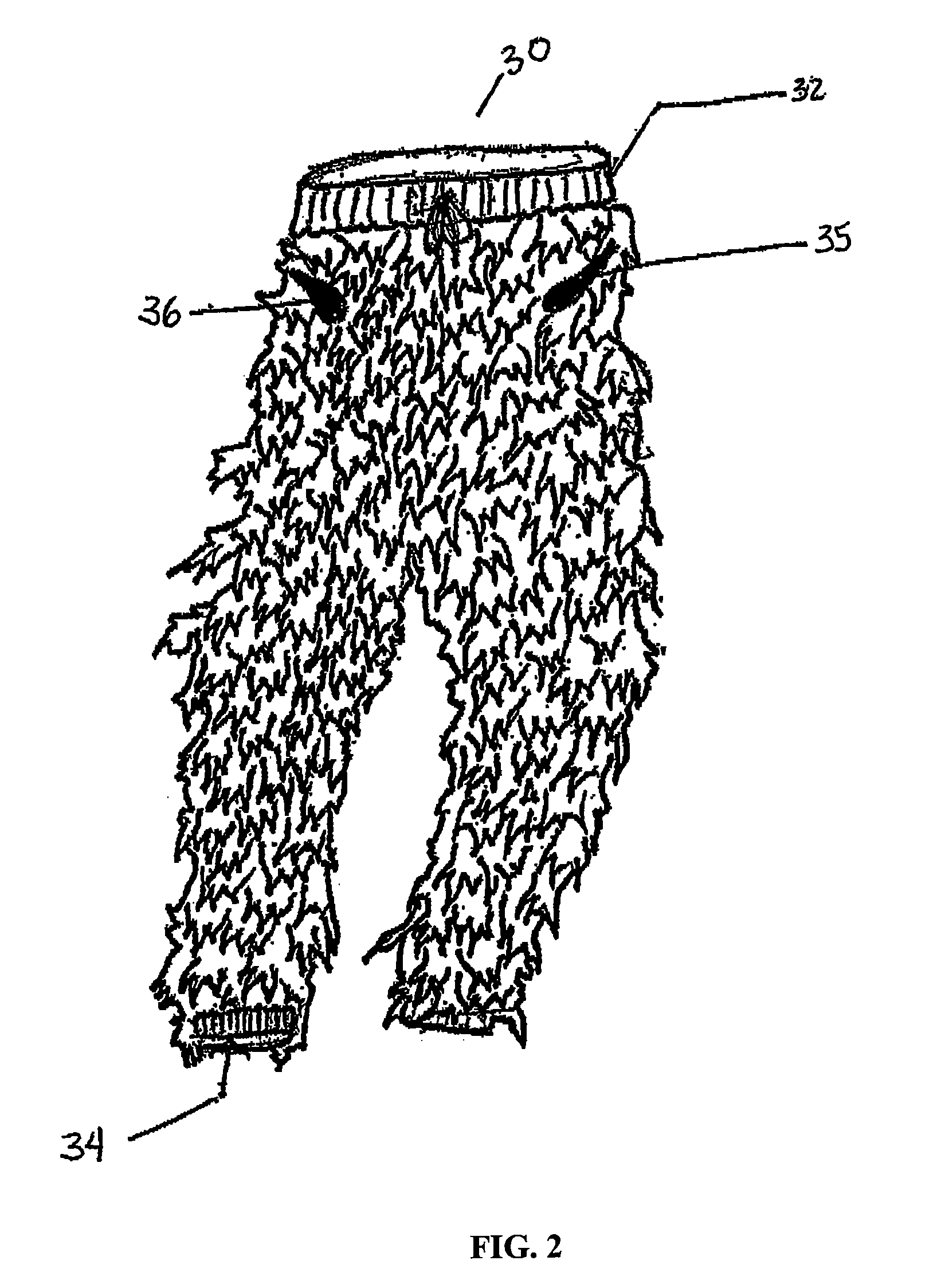 Silhouette Distorting Hunting Garment