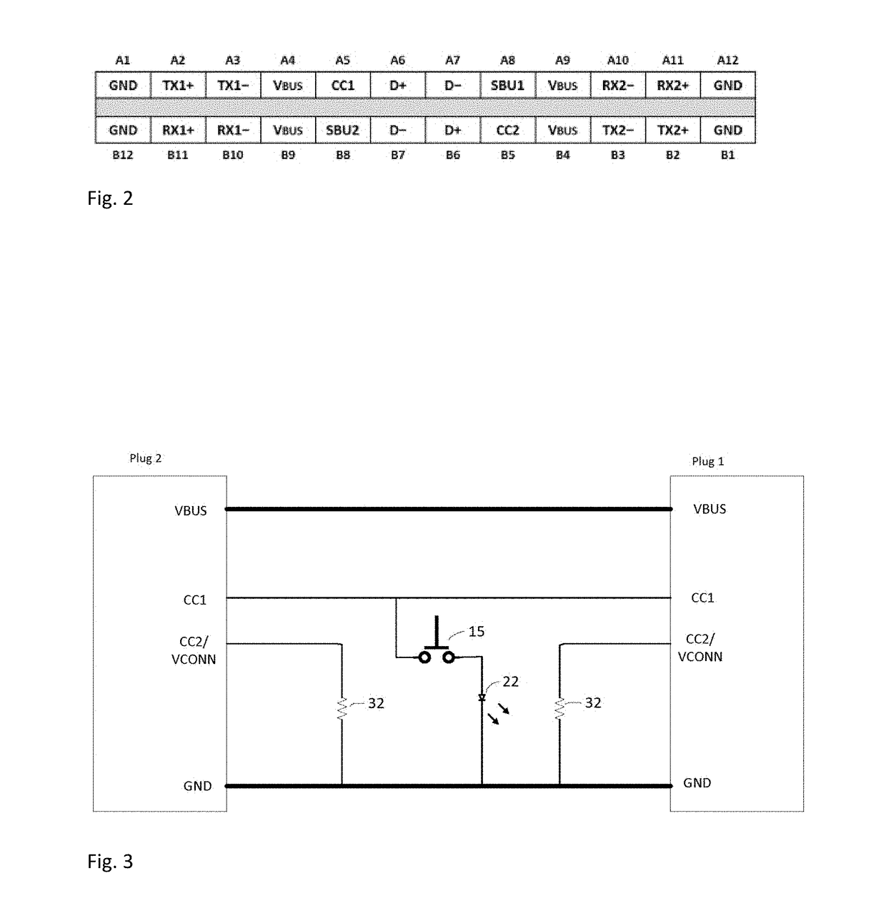 Illuminated USB type C power adapter