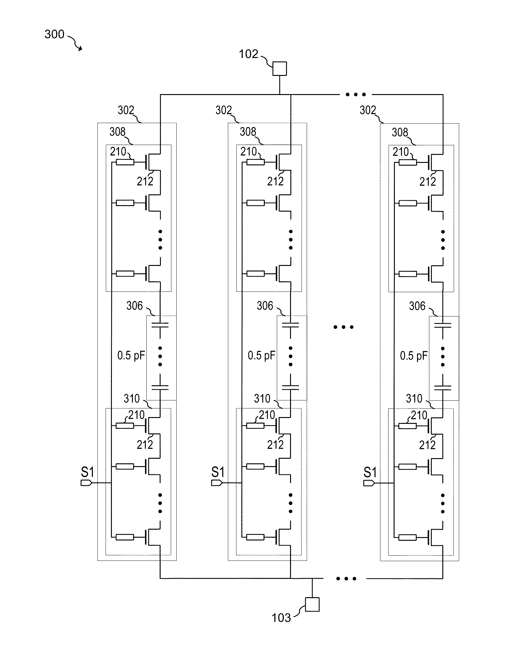 System and Method for a Switchable Capacitance