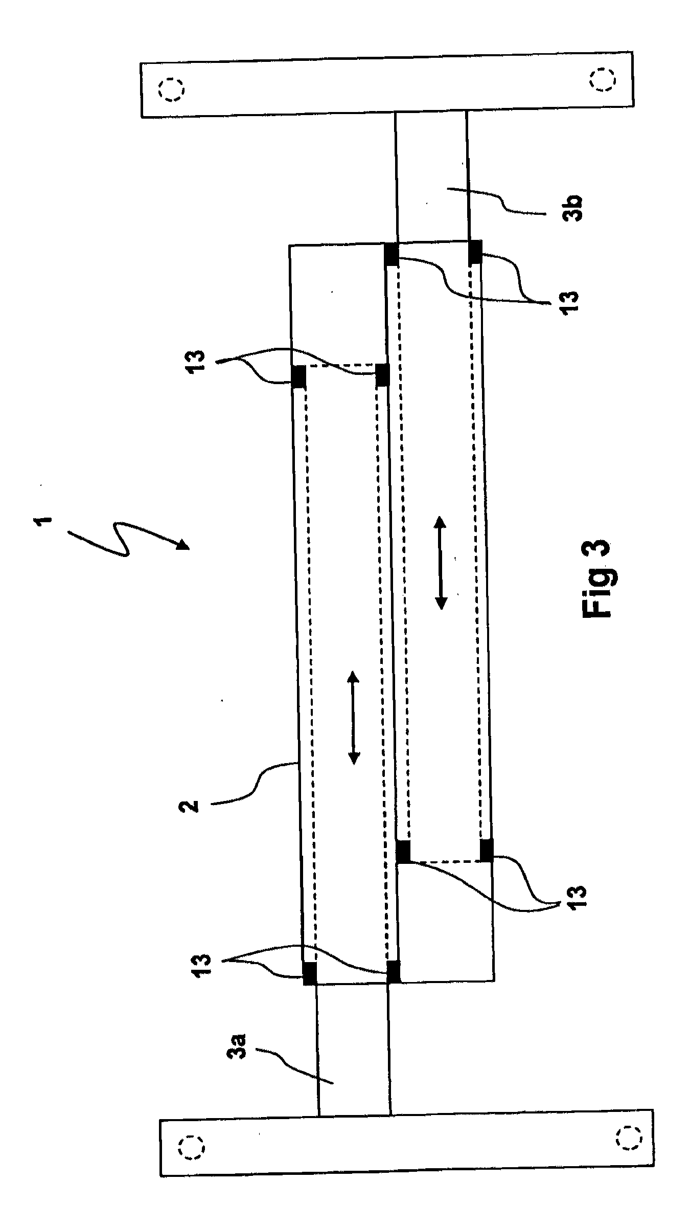 Cable-controlled container yoke