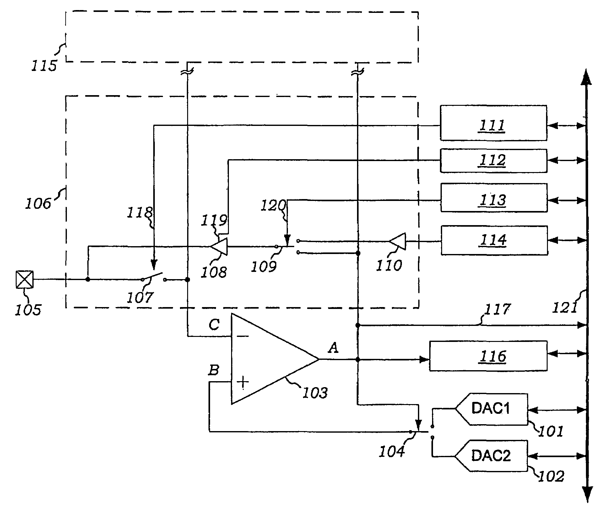 Method for signal extraction in a universal sensor IC