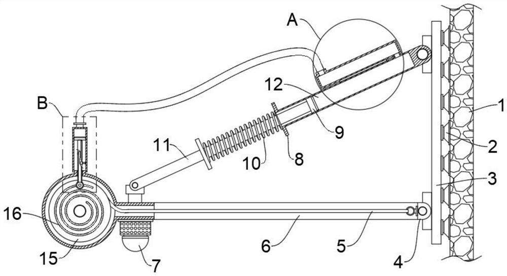 Falling object prevention device for building construction management