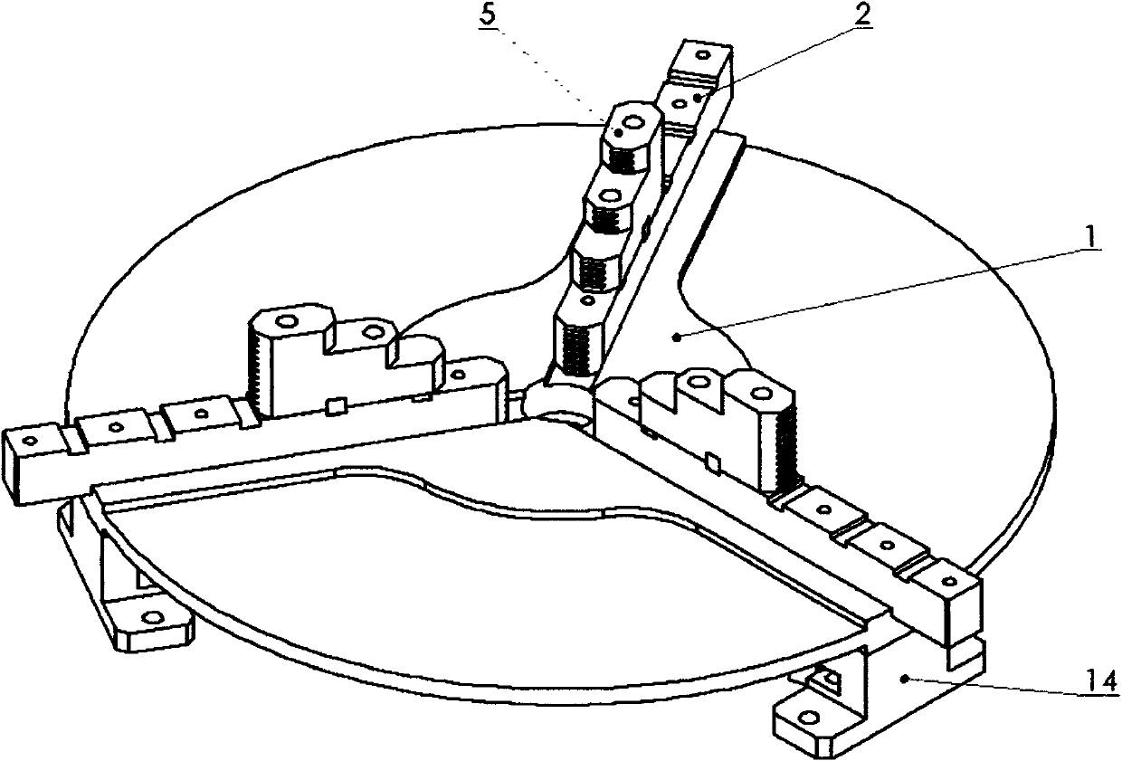 Self-centering power chuck for swing rod