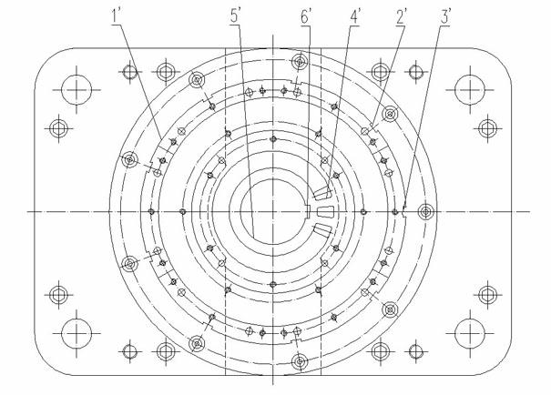 Process for blanking and stamping motor stator piece and rotor piece with air hole and key die thereof