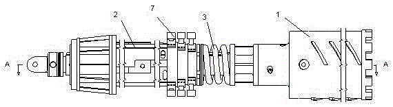 A dry-type integral earth-taking device for foundation pillar piles