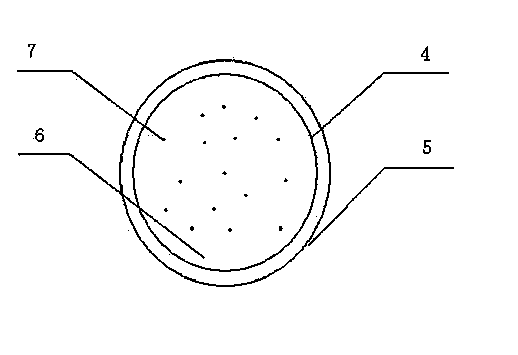 Low-swinging carbon fiber composite core photoelectric composite overhead conductor