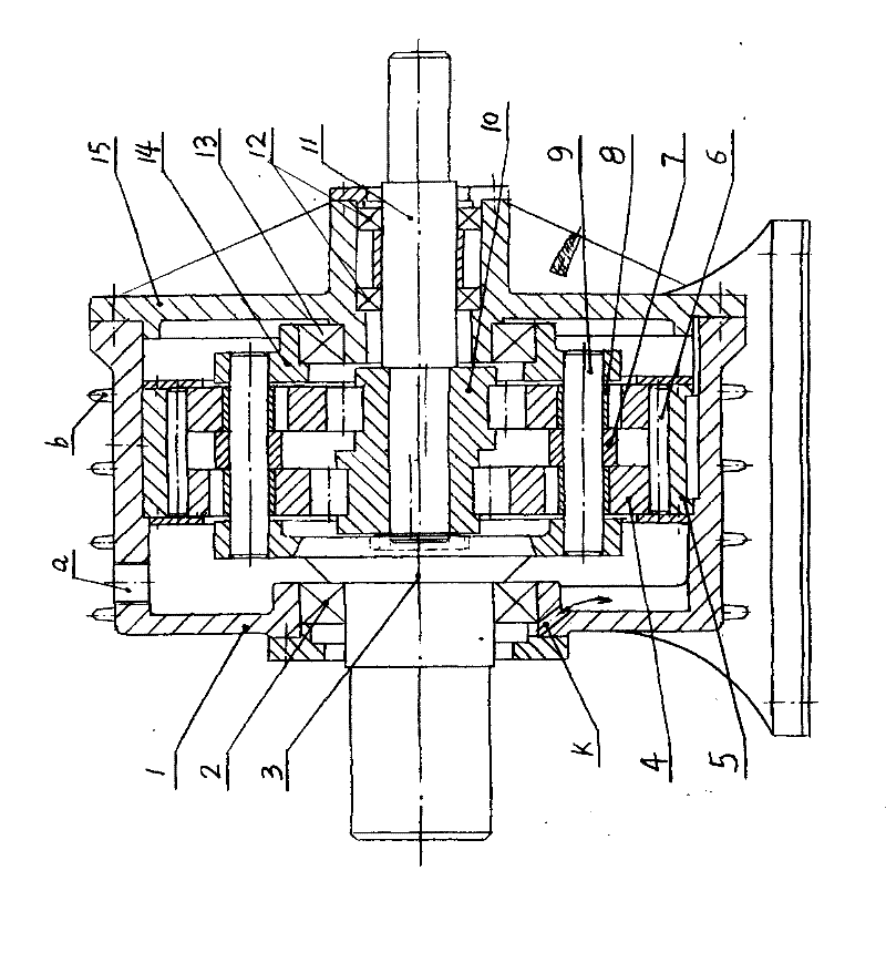 Novel horizontal needle-guard-free cycloid speed reducer