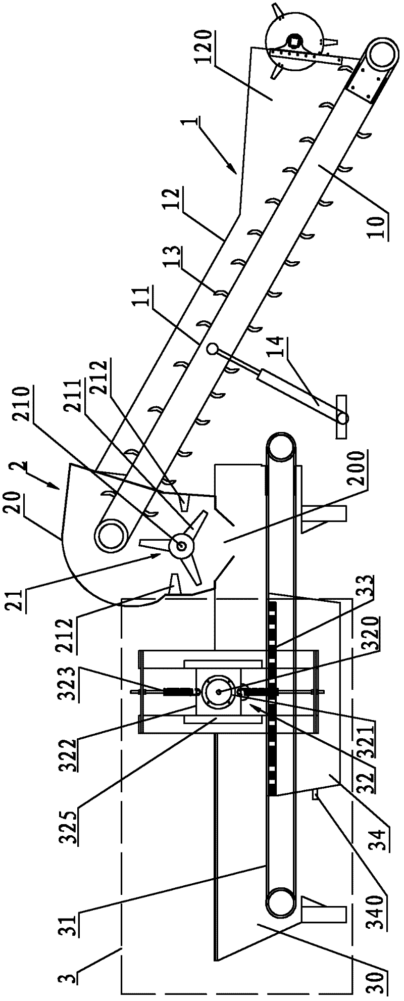 Large-scale water hyacinth processing device and large-scale water hyacinth collecting method