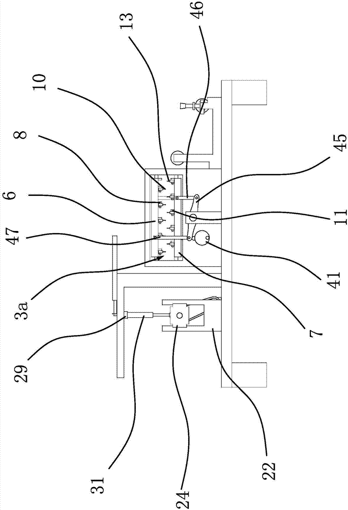 Fabric winding mechanism of jacquard fabric transmission equipment