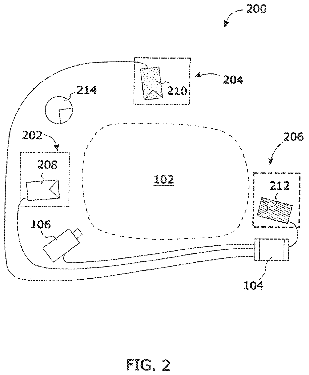 Apparatus and method for recording a scene for a plurality of lighting setups using only a portion of each cinematic frame