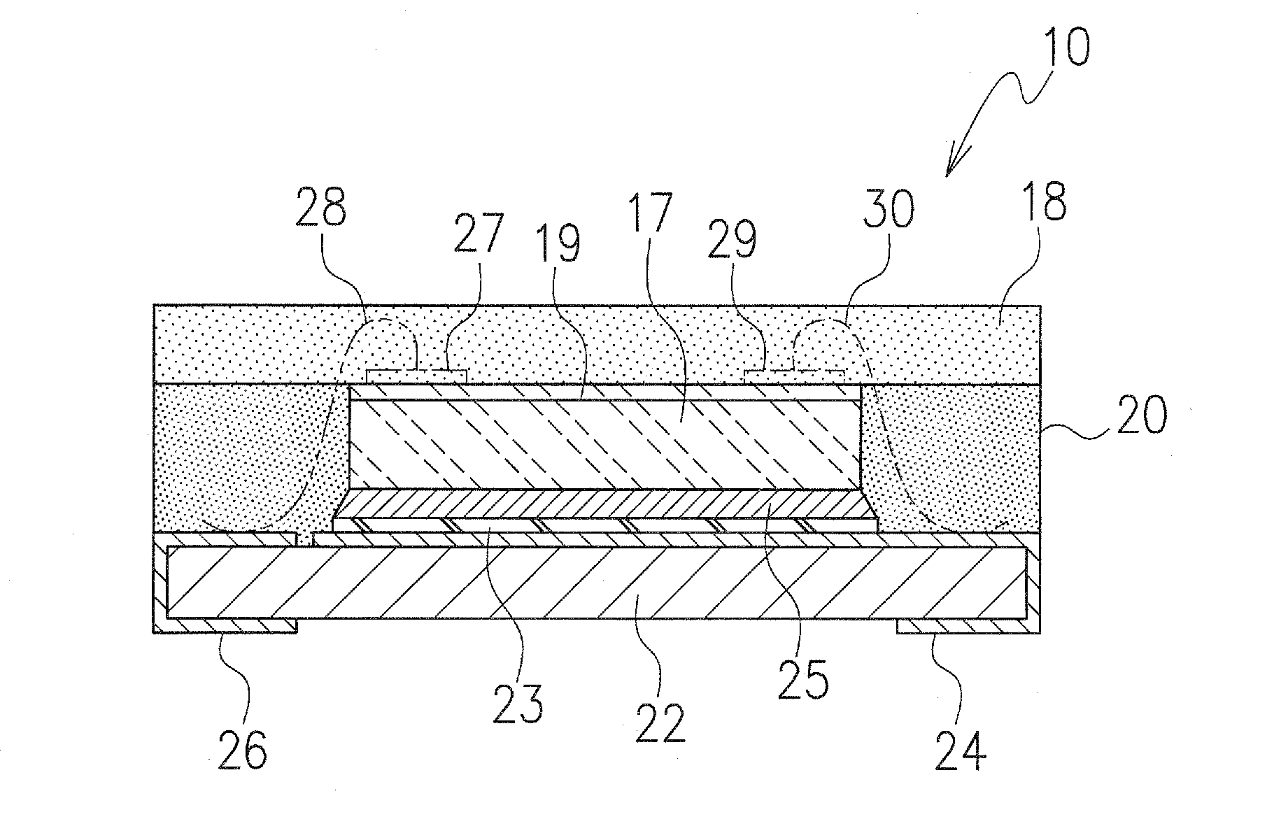 Light-emitting diode and method for producing it