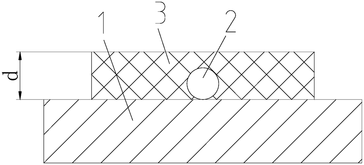 Method for pasting FBG sensor on carbon fiber reinforced plastic