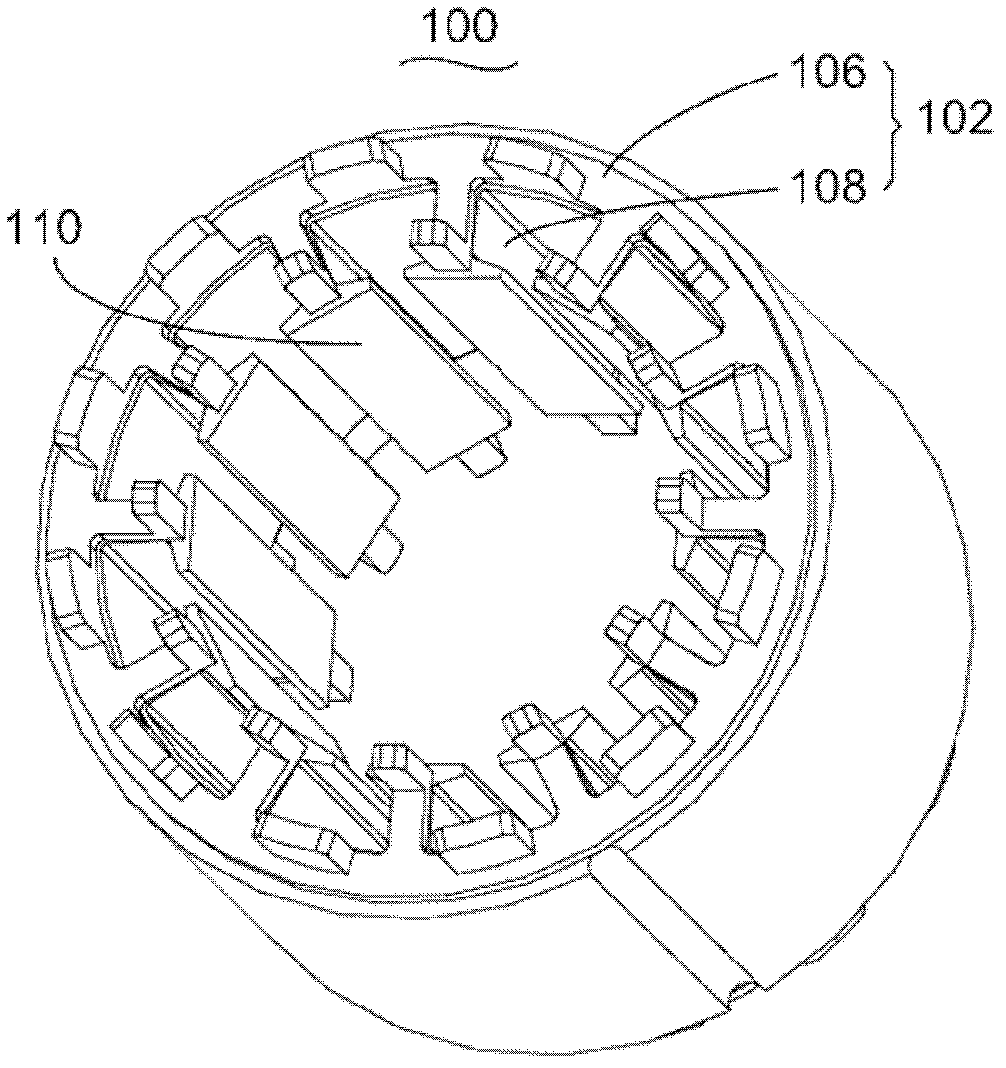 Permanent magnetic motor and bladeless fan with same