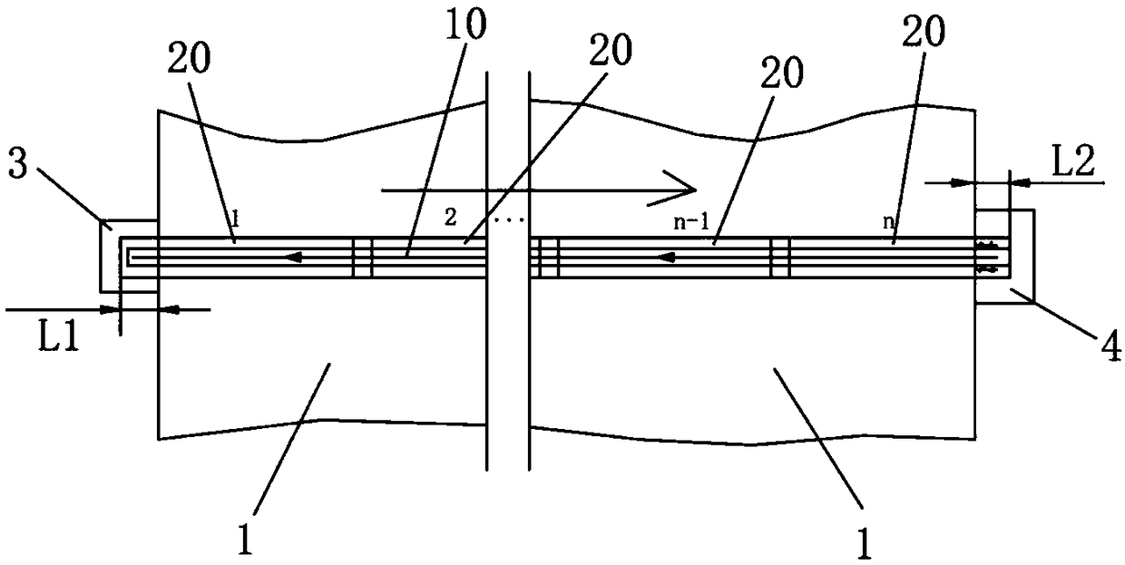 FGB-process single-sided submerged arc welding pad bonding method