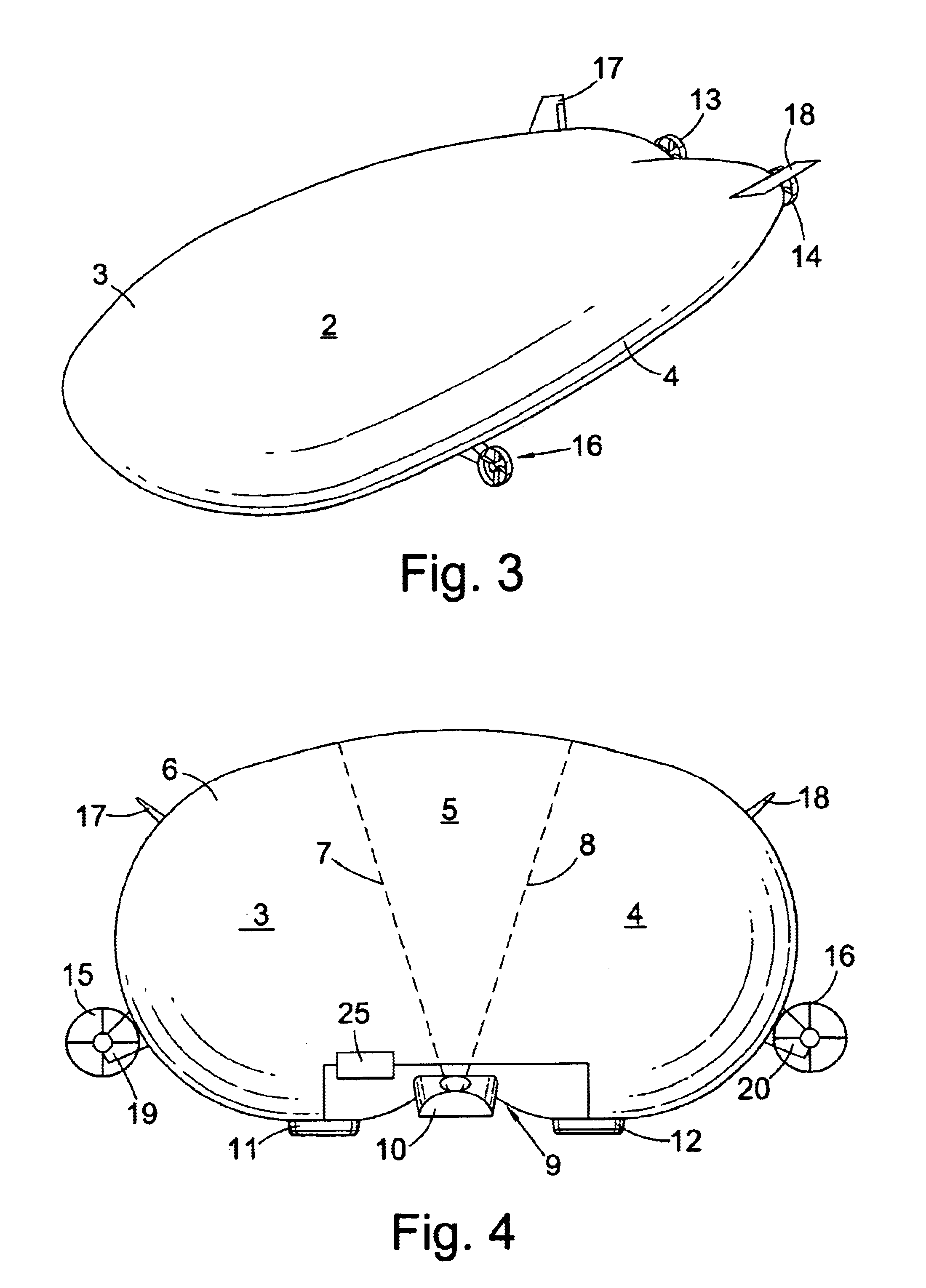 Hybrid air vehicle having air cushion landing gear