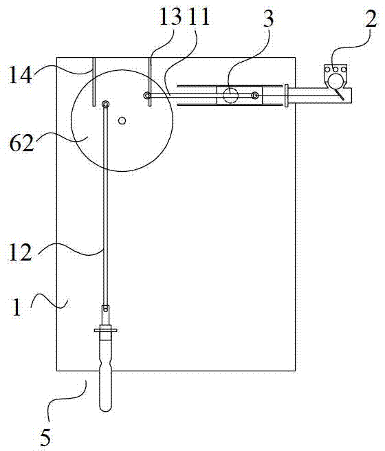 Water discharging device of gas extraction pipeline