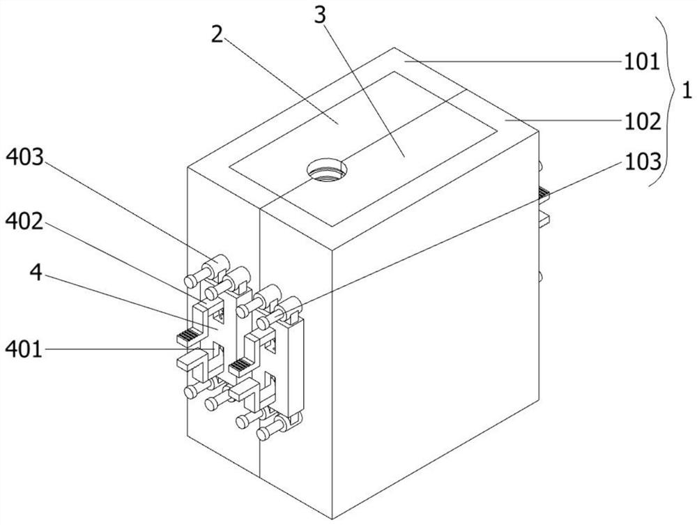 Automobile glass curing liquid PE container blow molding die