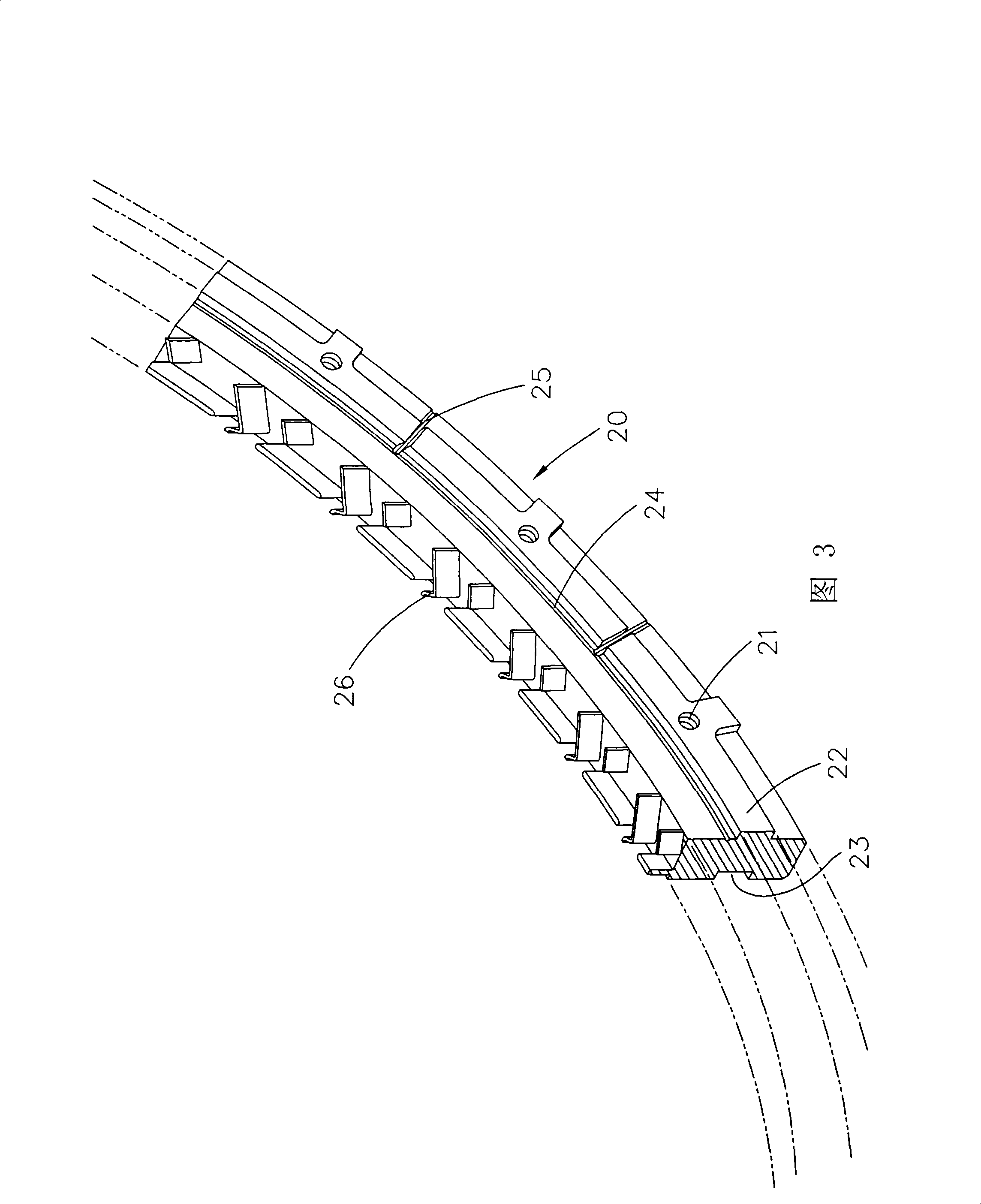 Templet assembly device for mould