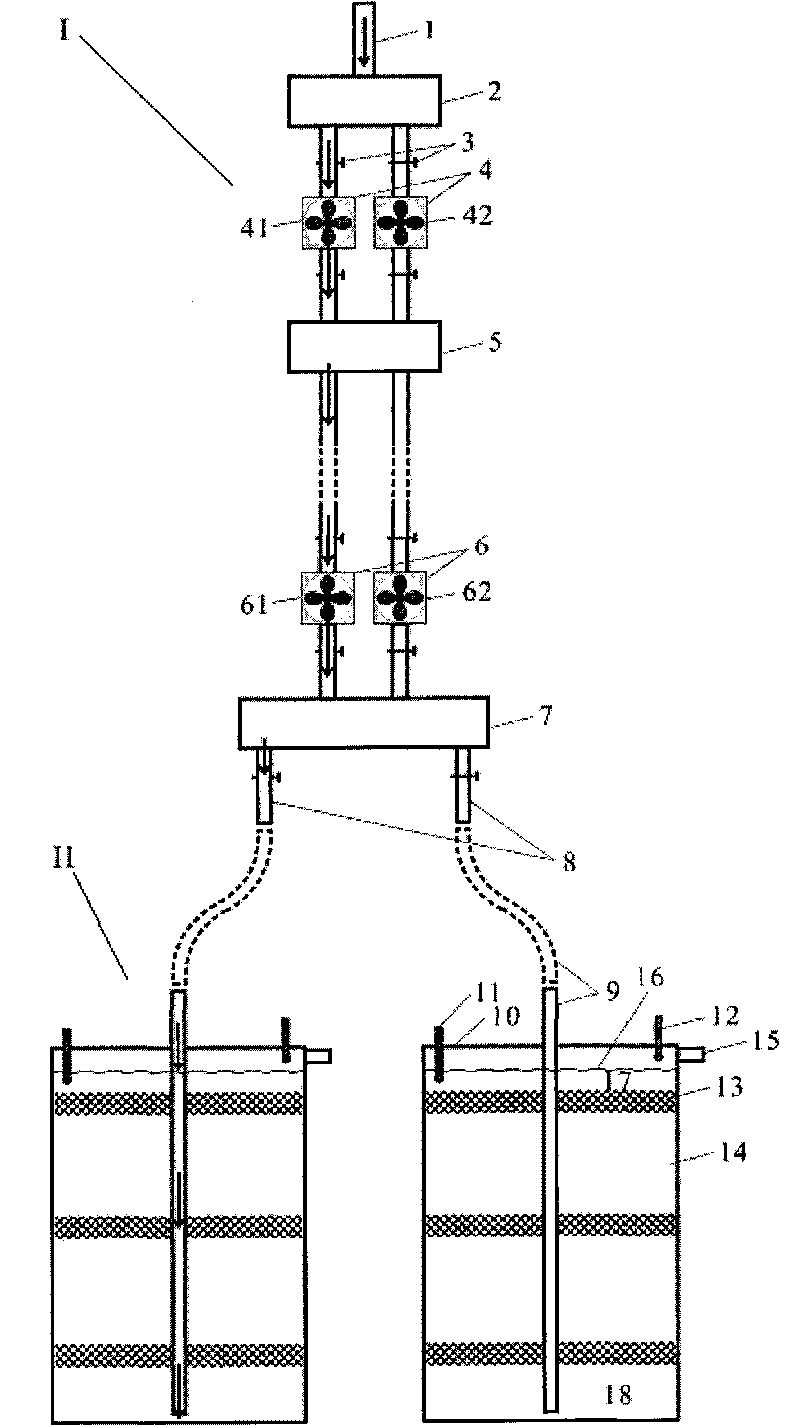 Device for neutralizing treatment of chlorine-containing gas