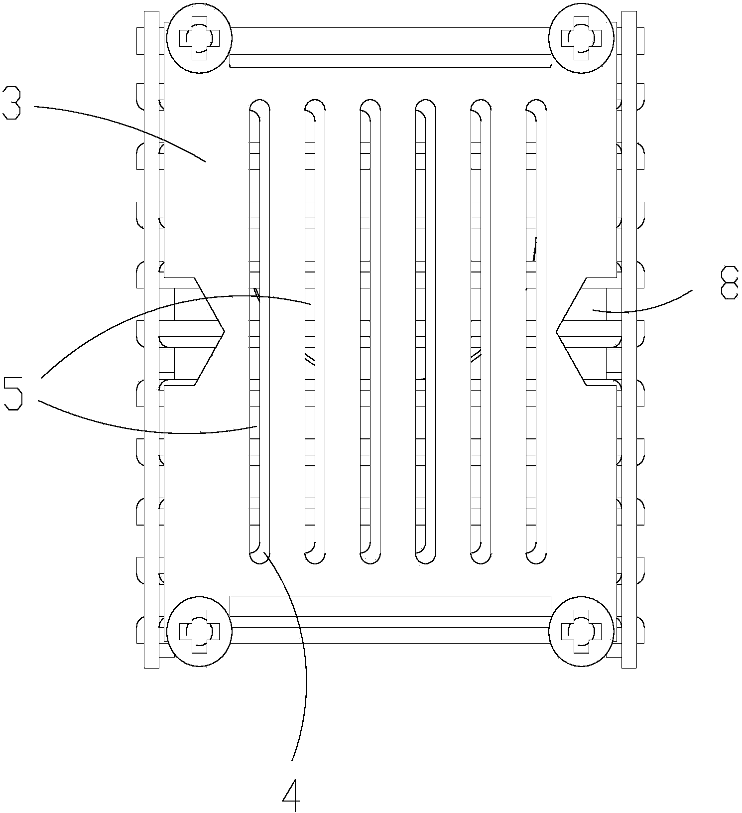 Arc extinguish chamber structure of disconnector