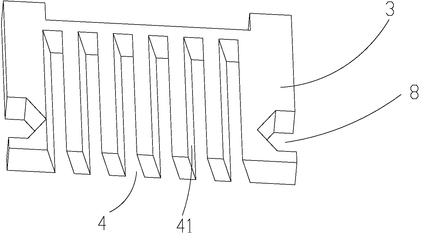 Arc extinguish chamber structure of disconnector