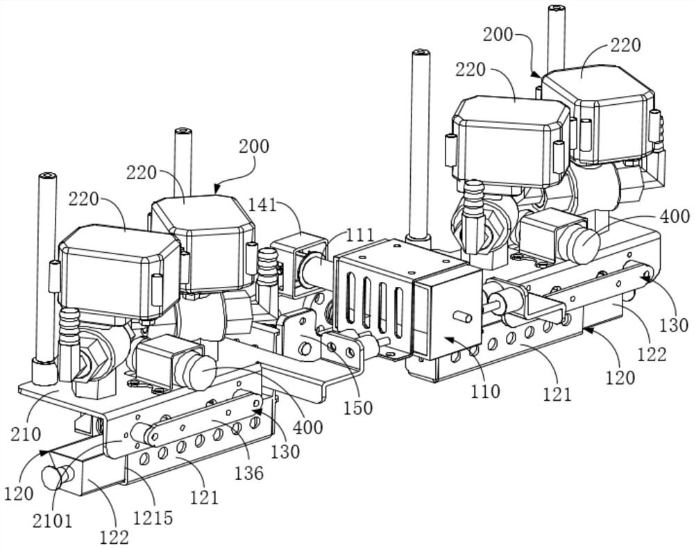 Dropping liquid blocking structure and cleaning device