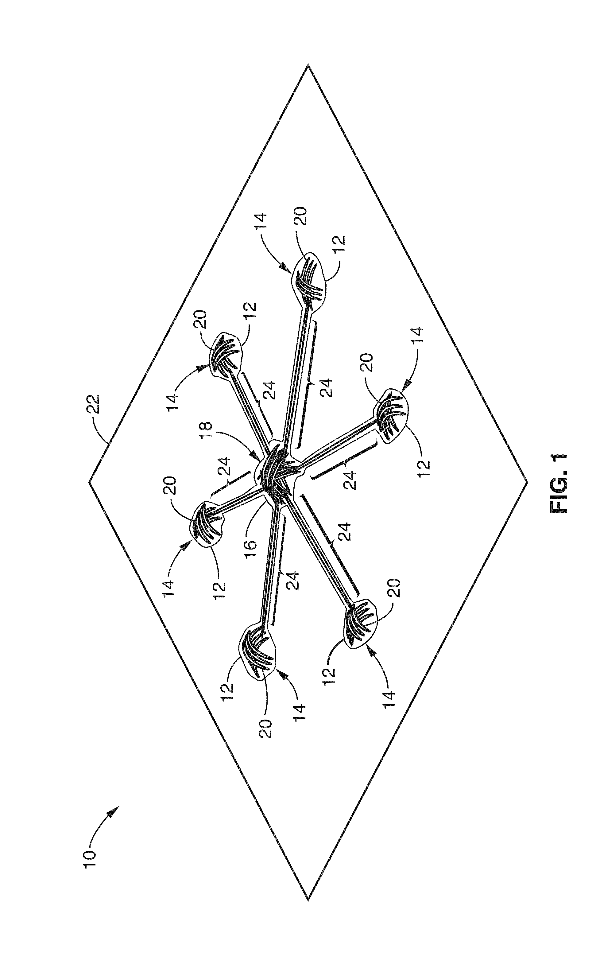 Micropatterned textile for fluid transport