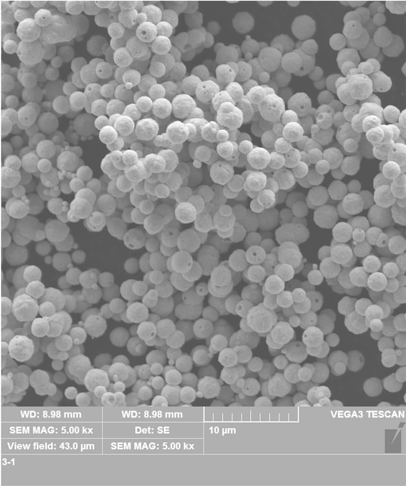 Micron-sized spherical hollow gold powder and preparation method therefor