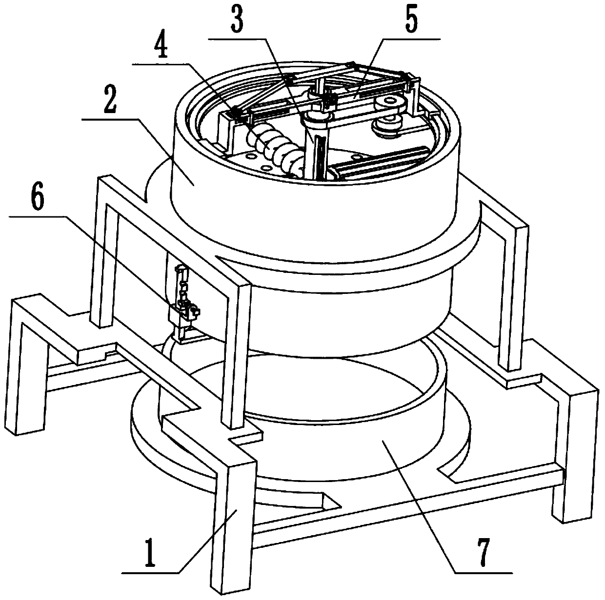 Biomass fuel particle and processing device and method thereof