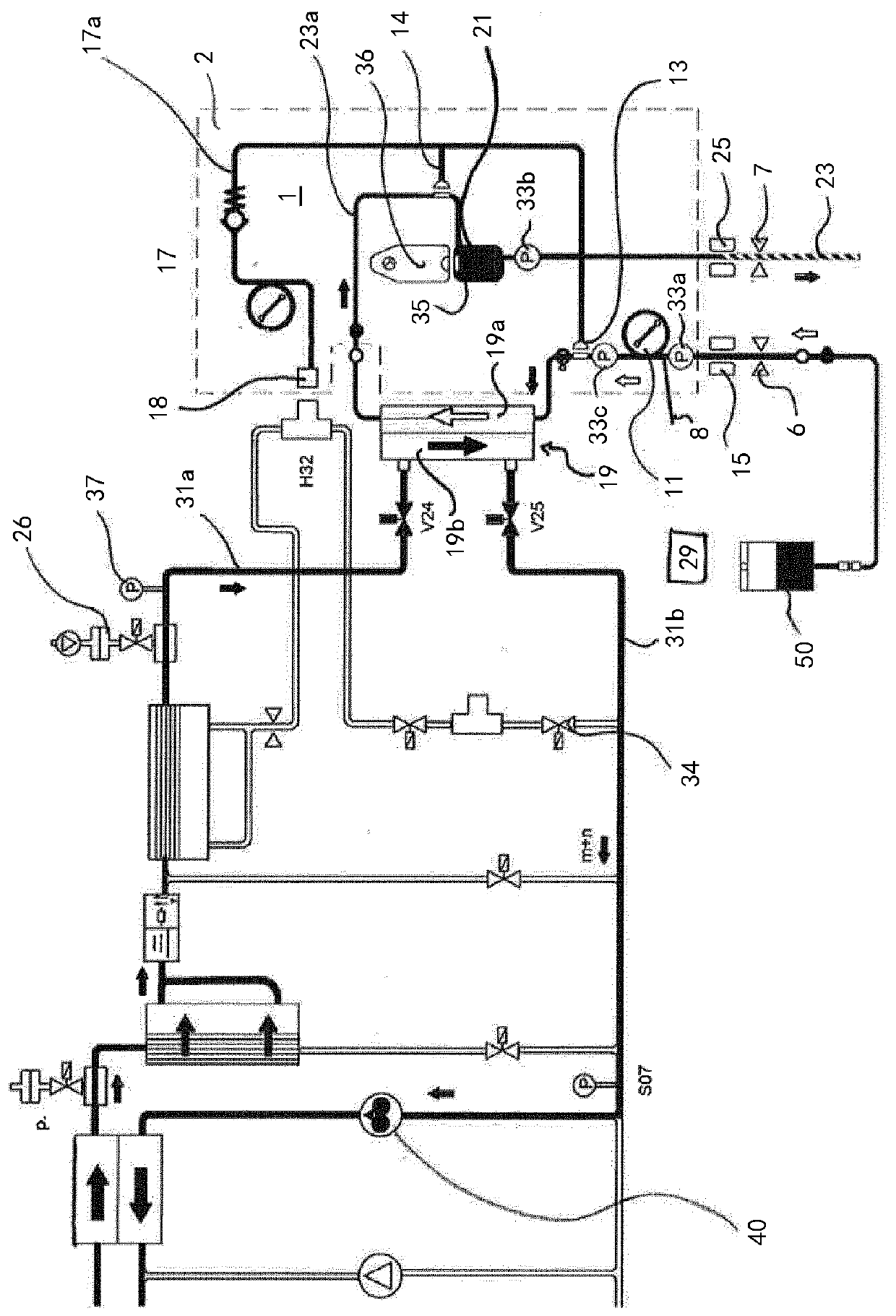 Method for operating a blood treatment apparatus, control unit and treatment apparatus for executing the method