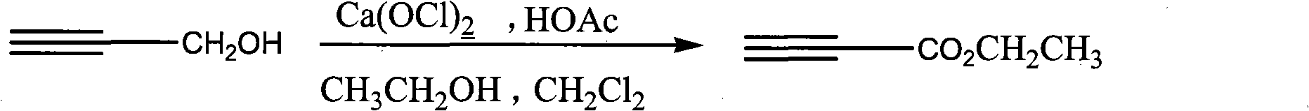 Process for synthesizing ethyl propiolate