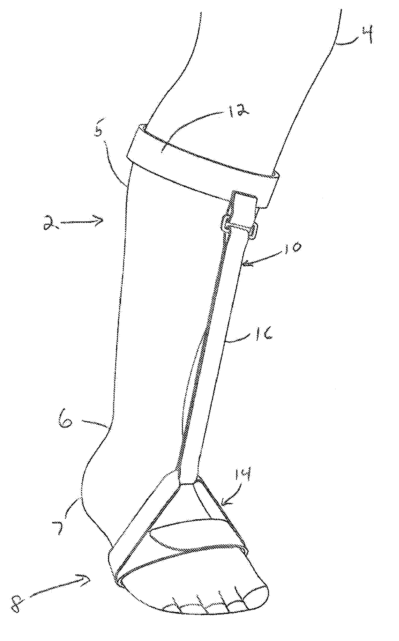 Foot support device