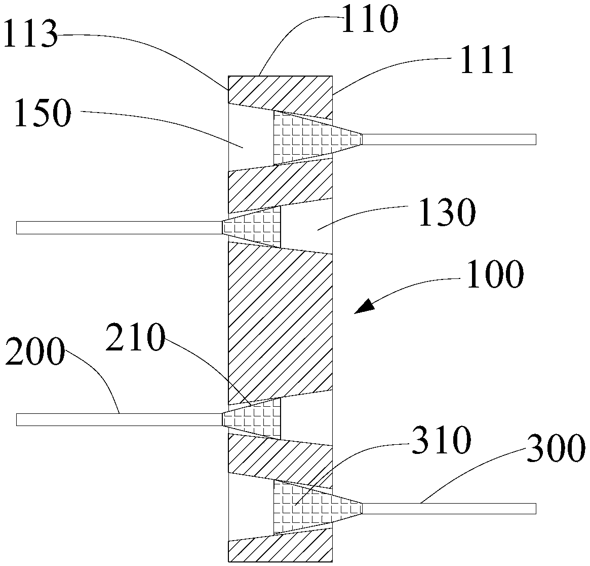 Anchor cable secondary tension anchorage device and anchor cable secondary tension device