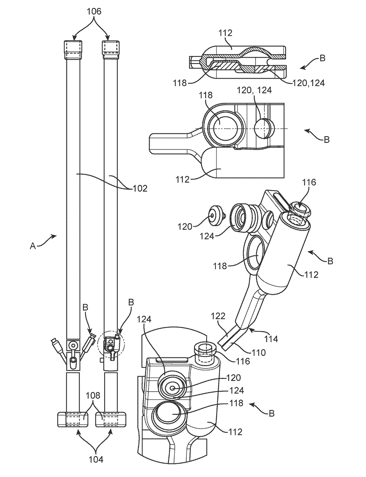 Valve system for inflatable devices