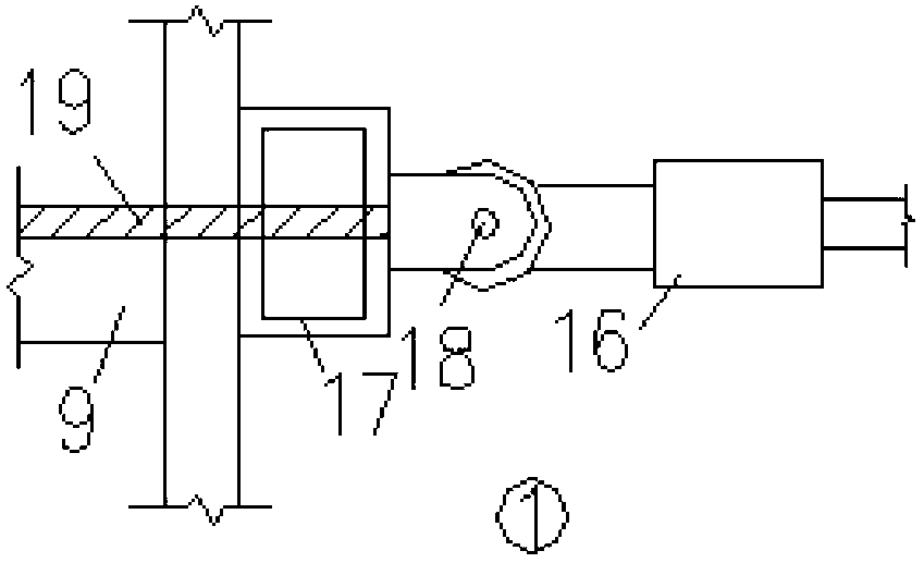 Loading test device and method of asymmetric lateral-force-resisting structure