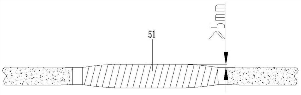 Polypropylene cable and insulating layer repairing method and application thereof