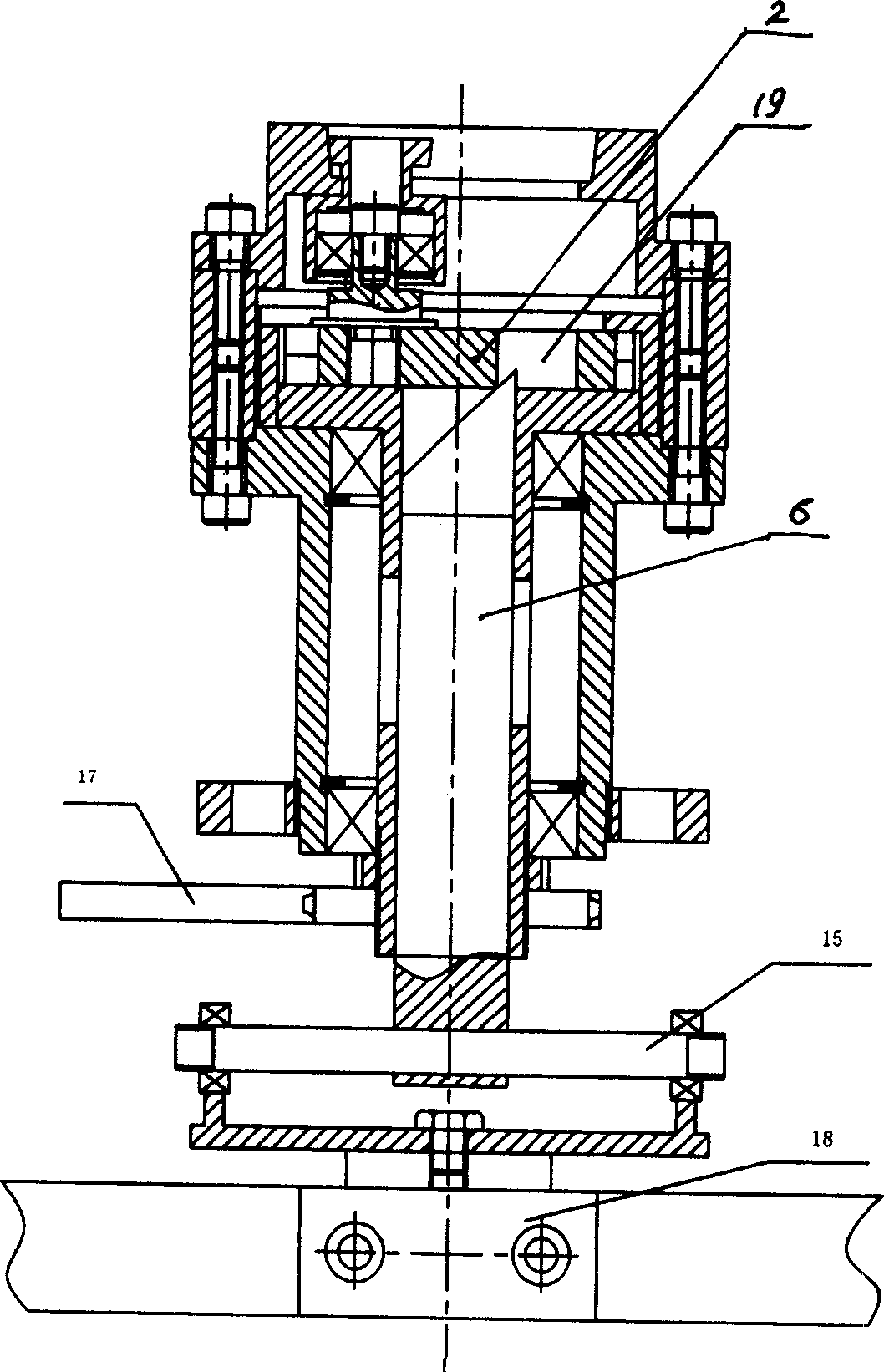 Device for knurling bottom of cubic paper cup of paper cup formation machine