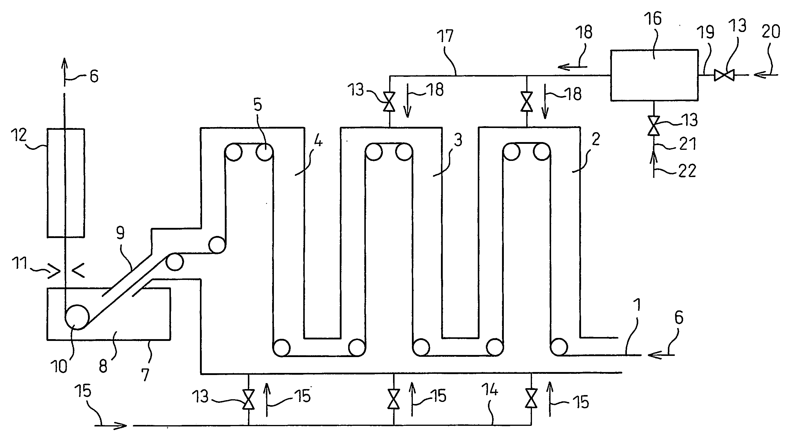 Process of production and production system of high strength galvannealed steel sheet