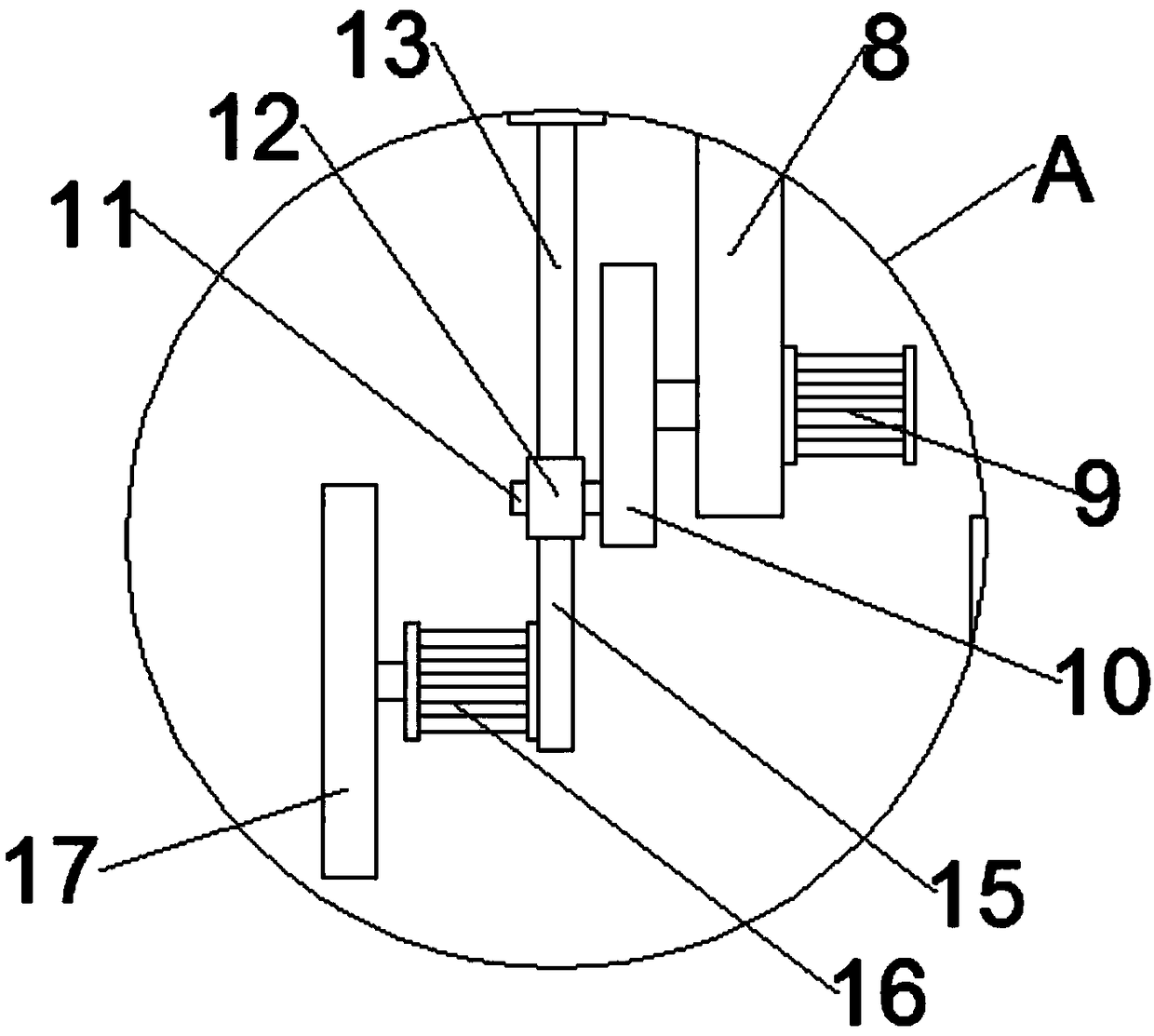 Cutting device for processing of nodular cast iron pipe