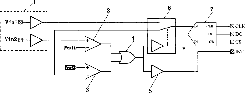 High-precision current sensor detecting circuit and detecting method thereof