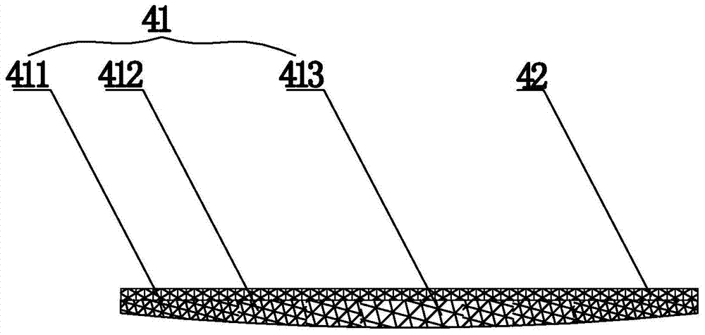 Double-sided differential knitted fabric and its weaving process