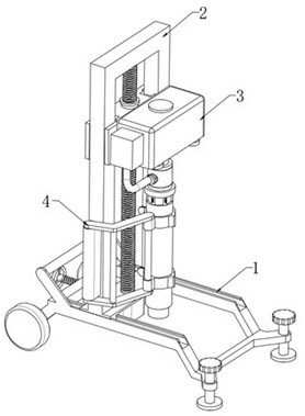 Rock core drilling device for geological exploration