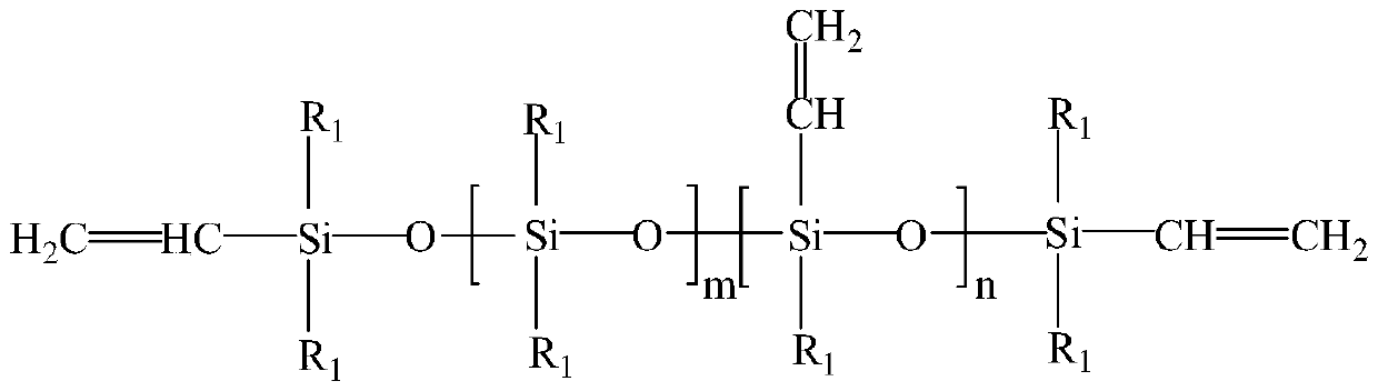 Organic silicon pouring sealant, preparation method and novel electric drive motor